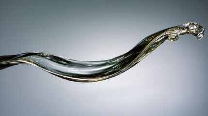 Poster - Dynamic wave of water representing the flow of liquidity and capital in financial management and strategy