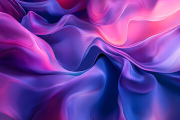Poster - Dynamic abstract design with flowing vibrant hues.