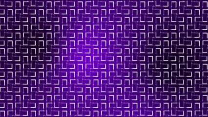 moving geometrical shapes square pattern over purple background, digital shapes background