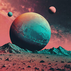 planet in space