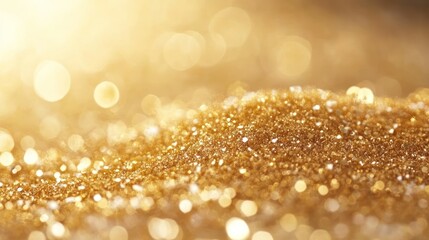 Aufkleber - Golden glitter background