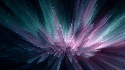 Fototapete - Abstract aurora borealis wallpaper illustration