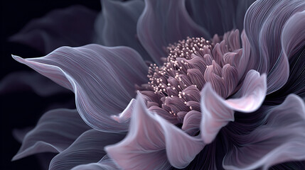 Poster - Abstract blossom of a flower as a floral pattern texture