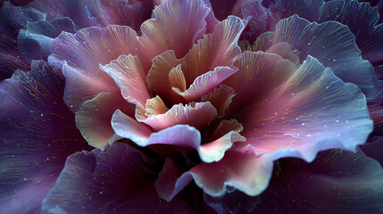 Poster - Abstract blossom of a flower as a floral pattern texture