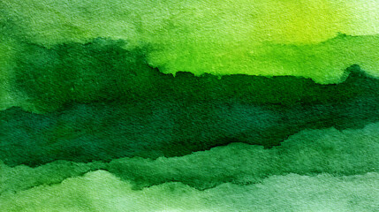 Aufkleber - Abstract green watercolor background texture