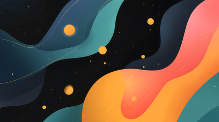 Leinwandbilder - Abstract wallpaper background header illustration