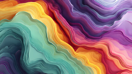 Poster - Colorful abstract organic background wallpaper design