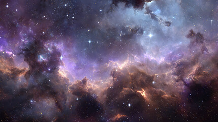 Fototapete - Universe, galaxy, space background, nebula, planets, starts, suns, and planets colorful wallpaper, science, astronomy telescope view
