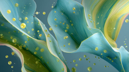 Poster - Organic abstract wallpaper background header