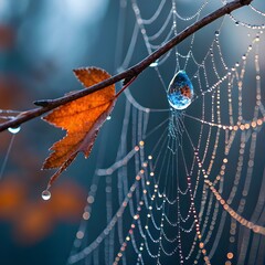 spider web on the tree