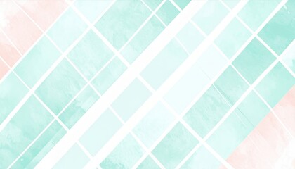 Poster - Abstract watercolor artwork digital creation colorful geometric patterns artistic environment top-down view modern concept