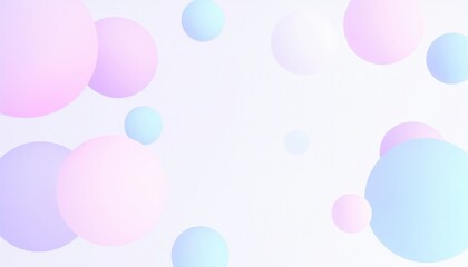 Poster - Dynamic colorful bubbles animation digital space motion graphics abstract environment wide angle viewpoint modern concept for visual appeal