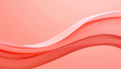 Poster - Flowing abstract waves artistic design digital artwork soft color palette contemporary viewpoint visual harmony