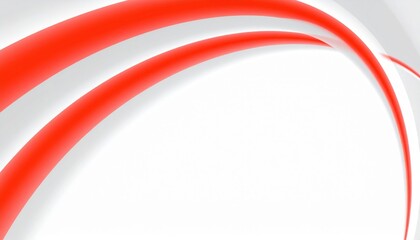 Poster - Dynamic red curves flowing across a white background graphic design abstract composition creative environment modern viewpoint visual concept for digital art