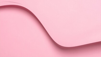 Poster - Creative layered pink paper design digital art abstract background soft textures aesthetic viewpoint