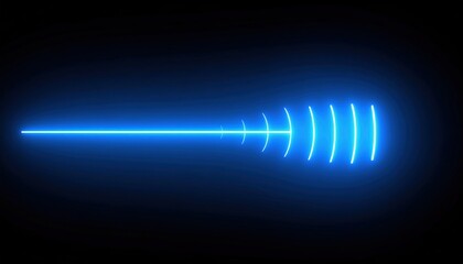 Poster - Dynamic laser beam action virtual environment digital art abstract concept futuristic viewpoint