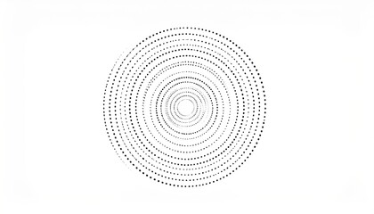 Poster - Dynamic circular pattern creation abstract art digital design minimalist style close-up view visual conceptualization