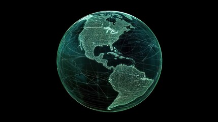 Poster - Global Network: A Digital Earth Visualization