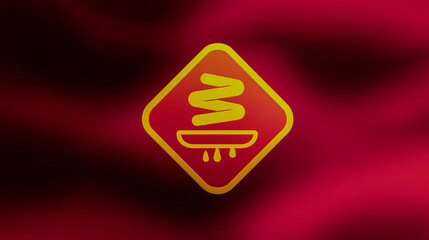Poster - Diarrhea wellness monition icon.