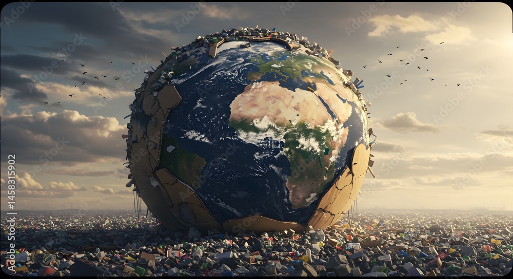 Our Fragile Earth: A Visual Depiction of Environmental Pollution and ...