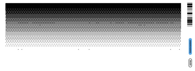 Poster - dynamic vector illustration showcasing y2k and dada aesthetics in contrasting black and white patter