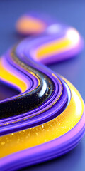 Poster - dynamic fluid color gradient background, abstract kv main visual business ppt background