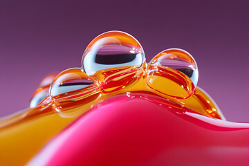 Poster - dynamic fluid color gradient background, abstract kv main visual business ppt background