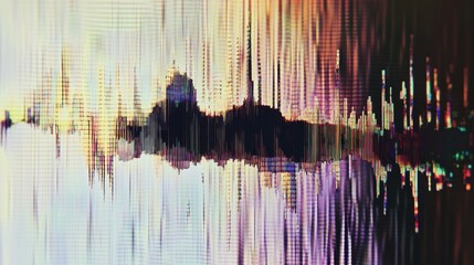 Poster - chromatic symphony: an abstract composition of vibrant colors and dynamic lines, reflecting the flui