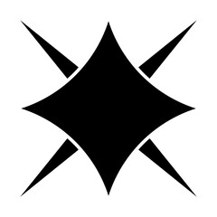 Sparkle vector icon. Shine symbol illustration. star sign or logo.