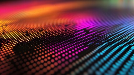 Fototapete - Abstract Colorful Pattern: An artistic display of color and light, this abstract design evokes feelings of energy and movement, with a gradient of vivid hues that shift across the surface. 