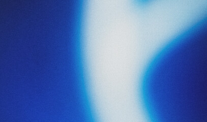 Poster - blue white, color gradient rough abstract background shine bright light and glow template empty spac