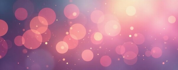 Gentle bokeh circles, muted rainbow tones, diffused light spots, simple design, airy feeling, elegant texture, light and bright, light, elegant