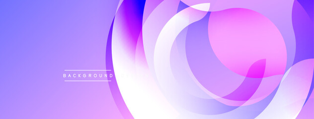Poster - Abstract fluid shapes, purple hues, soft gradients. Modern design, elegant composition, suitable for backgrounds. Minimalist aesthetic.