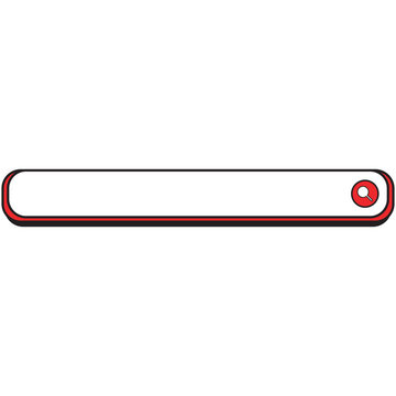Search bar vector element design
