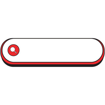 Search bar vector element design