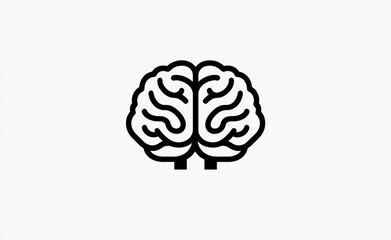 Poster - The collection includes linear style icons for brain and technology to be used in ai and circuit design