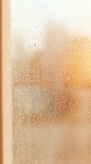 Poster - Rain Soaked Glass With Motion Blur Effect