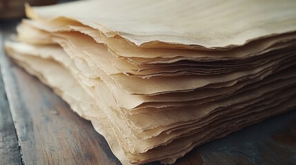 Poster - a beautifully textured vintage paper with a soft, warm brown tone and visible fibers, perfect for ev
