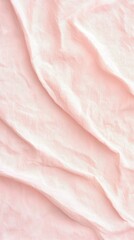 Poster - Soft Pink Wrinkled Fabric Texture Background