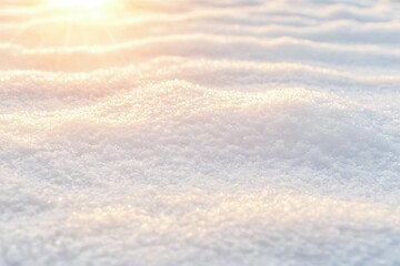 Poster - Soft Snow Drift Texture With Shallow Depth Of Field
