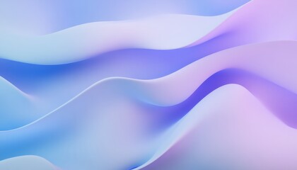 Poster - Abstract Wavy Background in Pastel Shades with Gradient Color and Smooth Texture for Modern Design and Creative Art Wallpaper