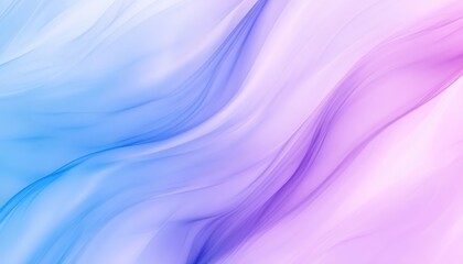 Fototapete - Delicate Fluid Abstract Background with Flowing Pink and Blue Watercolor Pattern Gradient Smooth Texture Decorative Design Backdrop in Light Style