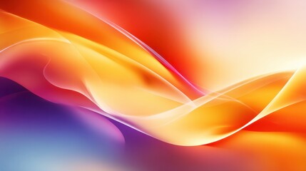 Poster - Abstract waves of vibrant colors flowing seamlessly in a dynamic gradient backdrop