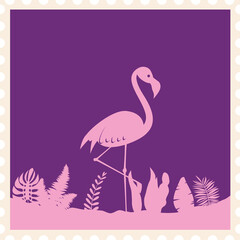 Naklejka na meble Vintage travel postage stamp