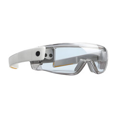 Smart glasses with hud, on plain white background, clean product photo, isolated item display for commercial use and presentations in high resolution preview image for catalogs and online stores previ