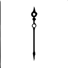 Poster - Clock hand icon design for digital applications or graphic representations in various projects