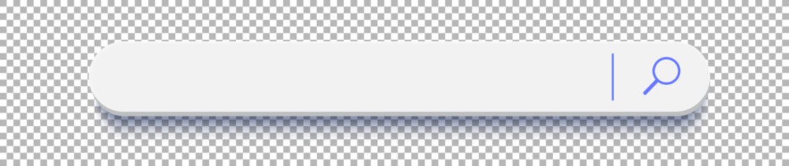 Wall Mural - 3d search bar internet browser engine on checkered background for ui design, website interface eleme