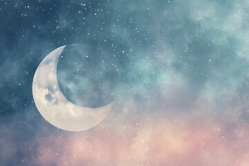Wall Mural - night moon backgrounds astronomy.
