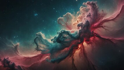 Wall Mural - rosette nebula captured in narrowband