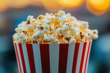 Poster - Popcorn Delight: A classic snack ready for movie night or a fun treat. Perfect for sharing and savoring the simple joy of popcorn.